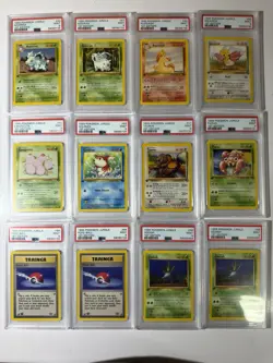 Pokemon Jungle 1st Edition PSA 9 Graded Lot of 12 Cards (Read Description) - Image 1