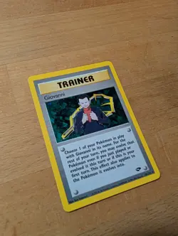 Pokemon Giovanni Gym Challenge Holo Rare Trainer Card 18/132 English 2000 - Image 2
