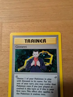 Pokemon Giovanni Gym Challenge Holo Rare Trainer Card 18/132 English 2000 - Image 5
