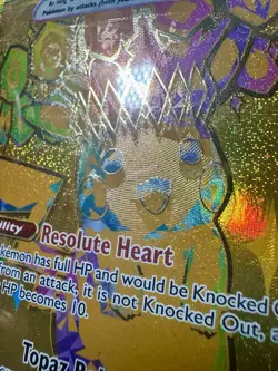 ERROR Pokemon TCG Prismatic Secret Pikachu Gold Card Misprint Texture Shift - Image 1