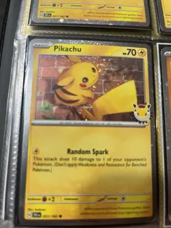 Pokemon TCG Pokemon Day Stamped Pikachu , Swirled 6 cards total!! - Image 1