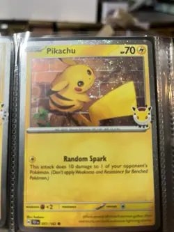 Pokemon TCG Pokemon Day Stamped Pikachu , Swirled 6 cards total!! - Image 2