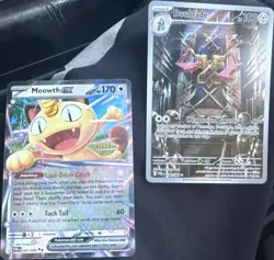 Pokemon Meowth EX & Doublade Foil Cards Lot of 2 - Image 1