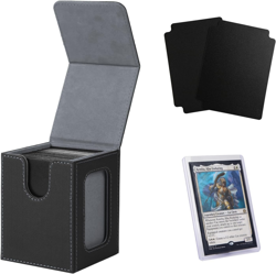 MTG Deck Box with Slot for Commander Display, Patented Design, Fits 100+ Double - Image 1