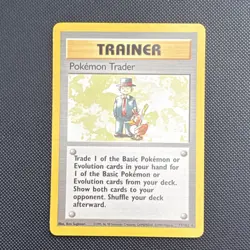 Pokemon Trader Base Set Rare Regular English 77/102 1999 Card - Image 1