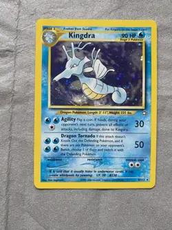 Pokemon Neo Genesis Kingdra Holo Rare Card 8/111 Near Mint Condition - Image 1