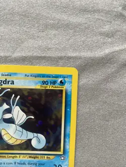 Pokemon Neo Genesis Kingdra Holo Rare Card 8/111 Near Mint Condition - Image 3