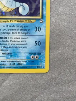Pokemon Neo Genesis Kingdra Holo Rare Card 8/111 Near Mint Condition - Image 5