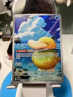 Psyduck 226/217 Illustration Rare Ascended Heroes Pokemon Card TCG NM - Image 1