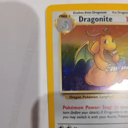 1995 LIMITED **RARE** DRAGONITE Pokemon Card - Image 2