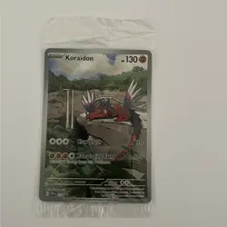 Koraidon 014 Sv: Scarlet & Violet Holo SEALED PROMO Full Art Pokemon Card - Image 1