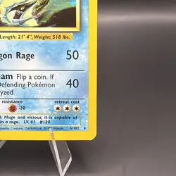 Gyarados 6/102 Base Set Holo Rare Pokemon Card WOTC 1999 LP - Image 4