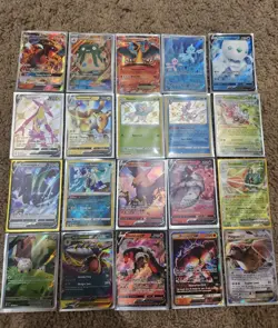 Pokemon Card Lot Of 35 V EX Full Art GX All Near Mint - Image 1