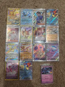 Pokemon Card Lot Of 35 V EX Full Art GX All Near Mint - Image 2