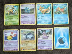 Pokemon Card Set 35ct with 1/2 in Vinyl Binder with Sheet Protectors Great Shape - Image 3