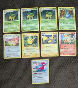 Pokemon Card Set 35ct with 1/2 in Vinyl Binder with Sheet Protectors Great Shape - Image 5