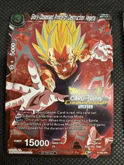 Dragon Ball Super Card Game Championship 2018 Lot Of 5 Foil Promo PR No Doubles - Image 2