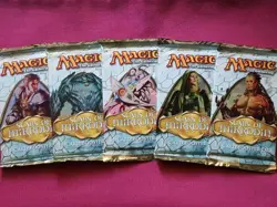 MTG Magic The Gathering SCARS OF MIRRODIN New Sealed Booster ALL 5 PACK ART - Image 1