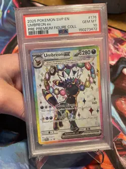 PSA 10 GEM UMBREON EX 176 BLACK STAR PROMO PREMIUM FIGURE COLLECTION POKEMON - Image 3