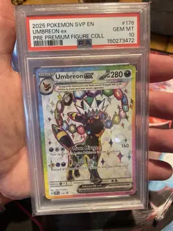 PSA 10 GEM UMBREON EX 176 BLACK STAR PROMO PREMIUM FIGURE COLLECTION POKEMON - Image 4