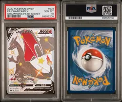 Pokemon 2020 Charizard V 079/073 Full Art SR Champion's Path GEM MINT PSA 10 - Image 3