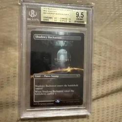 2024 MTG MURDERS AT KARLOV MANOR BORDERLESS #330 SHADOWY BACKSTREET 9.5 Graded - Image 2