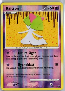 Ralts 89/127 Common Plasma Storm Pokemon Card Reverse Holo MP - Image 1