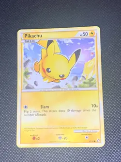 Pikachu 61/90 Common - HGSS Undaunted Pokemon Card - LP - Image 1