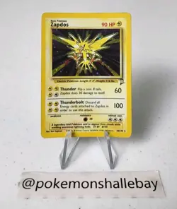 Zapdos 20/130 - Base Set 2 *MP* Holo Rare Pokemon Card - Image 1