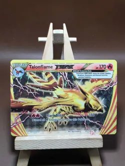 HP Talonflame BREAK - 21/114 - Pokemon Steam Siege XY Ultra Rare Card - Image 1