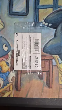 SEALED Team Rocket's Zapdos 070/182 Pokemon Destined Rivals GameStop Promo Game - Image 2
