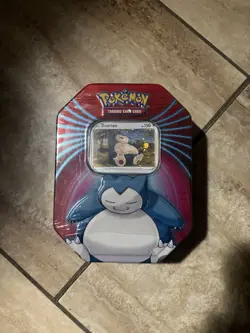 Pokemon TCG - Mighty Mysterious Tin/Knockout Tin [Snorlax] [Factory-Sealed] - Image 1