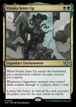1x - Vraska Joins Up - #236 - Outlaws of Thunder Junction - NM MTG - Image 1
