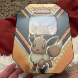Pokemon TCG V Powers Tin Eevee Sword & Shield BRAND NEW SEALED - Image 1