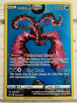 Galarian Moltres SWSH284 Holo Promo Sword & Shield Promo Pokemon NM/MINT!! - Image 1