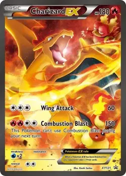 Charizard ex XY121 XY Promo Holofoil Pokemon NM - Image 1