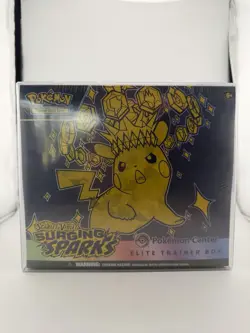 Surging Sparks Pokemon Center Exclusive Elite Trainer Box ETB New Sealed - Image 1