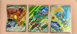 Pokemon First Partner Illustration Kanto Gen 1 Set - Image 1