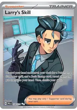 Larry’s Skill 139/131 - Pokemon TCG Prismatic Evolutions NM Ultra Rare FULL ART - Image 1