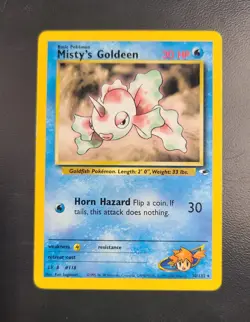Pokemon TCG Gym Heroes Misty's Goldeen 30/132 - Image 1