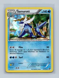 Samurott (Cracked Ice Holo) 31/114 Holo Deck Exclusives Pokemon Holo LP - Image 1