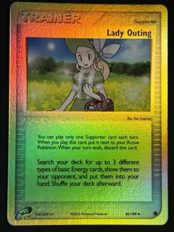 Pokemon Lady Outing 83/109 Reverse Holo Ruby & Sapphire - NM - Image 1
