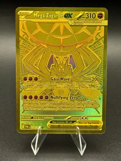 Pokemon Mega Zygarde EX 124/088 Gold TCG Perfect Order English Hyper Rare - Image 1