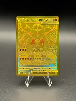 Pokemon Mega Zygarde EX 124/088 Gold TCG Perfect Order English Hyper Rare - Image 3