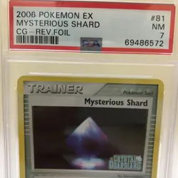 2006 Pokemon Crystal Guardians -Mysterious Shard 81/100 Reverse Foil NM PSA 7 58 - Image 2