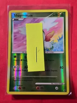 2009 Pokemon TCG Platinum #15 Shaymin, REVERSE FOIL, Rare, cd1 - Image 3