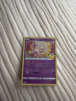 Pokemon TCG Mew 011/025 Holo Celebrations 25th Anniversary NM! - Image 1