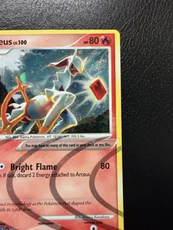 Arceus AR3 Fire Type Platinum Arceus Holo Rare Pokemon TCG With Swirl🌀 MP - Image 2