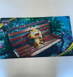 Pokemon tcg regional exclusive Meowth playmat - Image 1