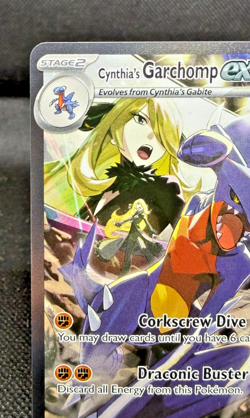 Pokemon TCG - Cynthia's Garchomp ex 232/182 Destined Rivals SIR MINT - Image 3
